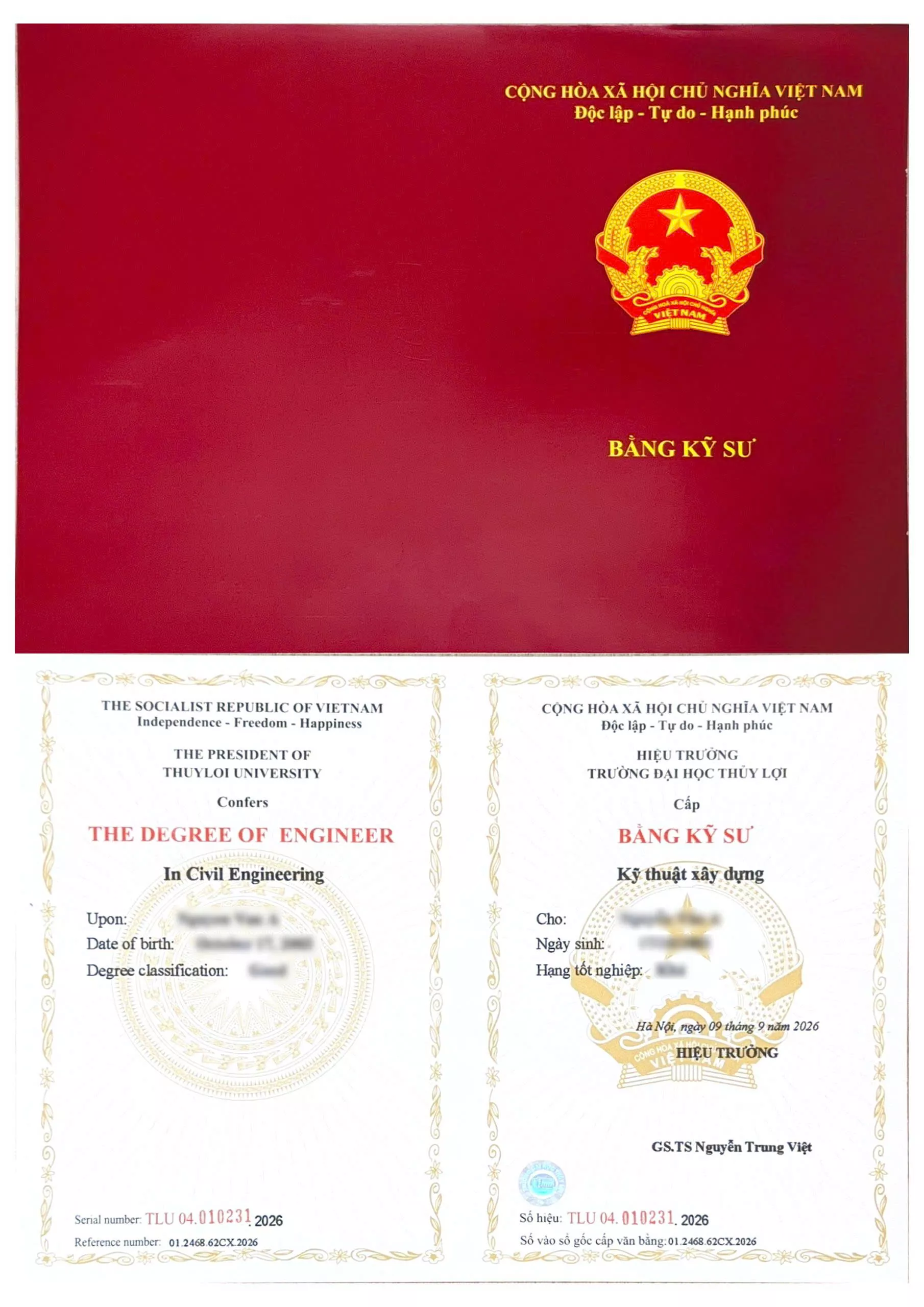 Công khai mẫu văn bằng