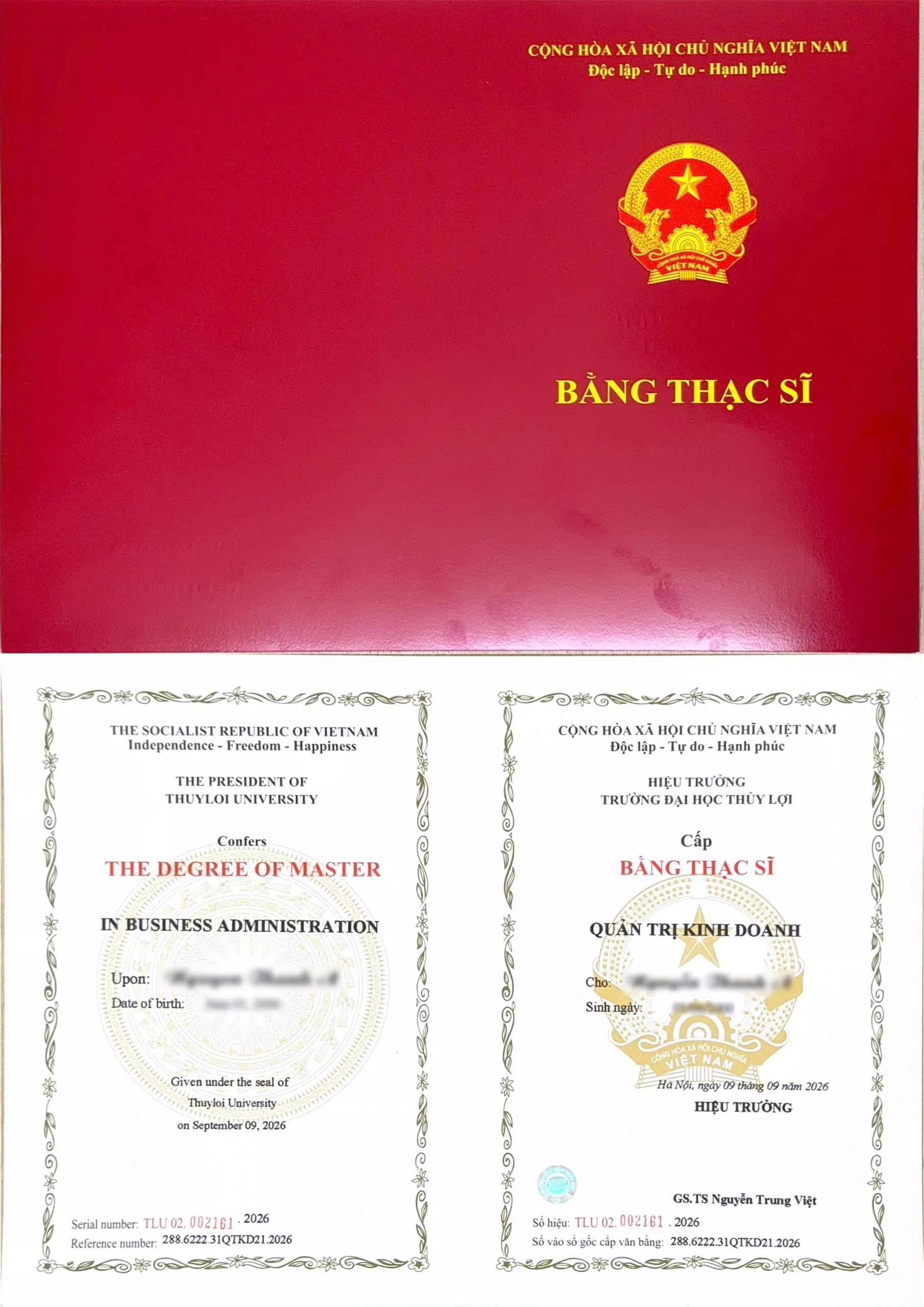 Công khai mẫu văn bằng