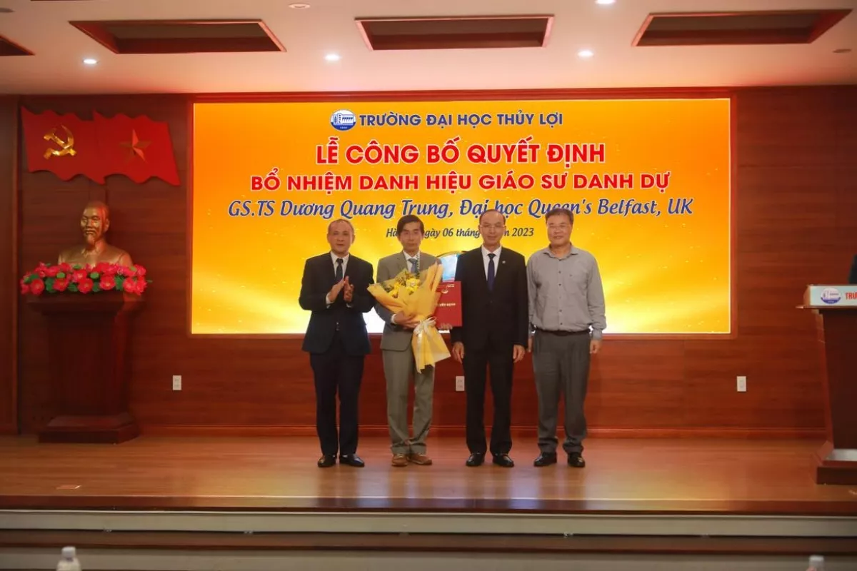 Giáo sư Dương Quang Trung: Mang tri thức thế giới trở về phụng sự quê hương