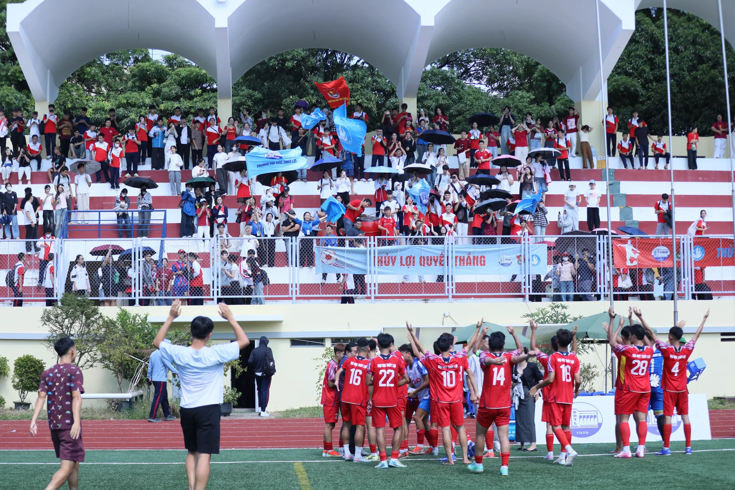 Trường Đại học Thủy lợi đăng quang Giải bóng đá sinh viên toàn quốc NUC 2026 khu vực miền Bắc
