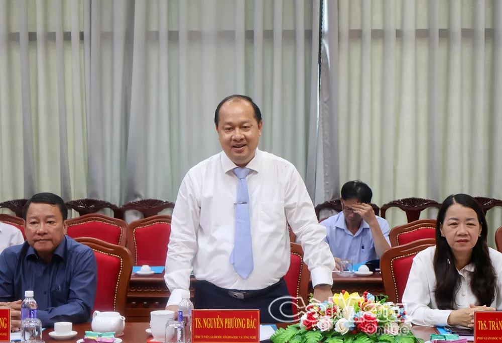 Cà Mau tăng cường hợp tác khoa học, công nghệ với Trường Đại học Thuỷ lợi