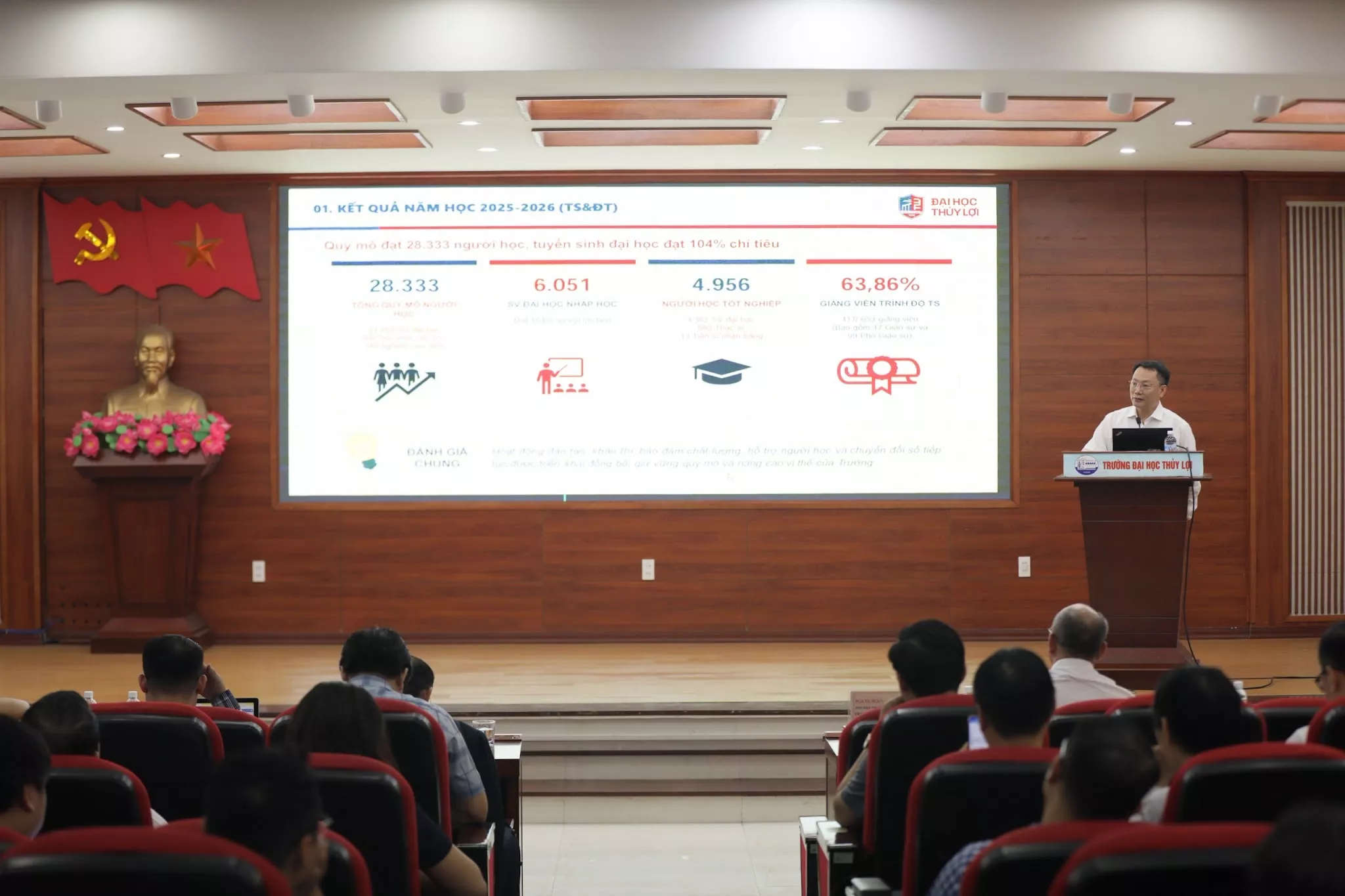 Trường Đại học Thủy lợi tổ chức Hội nghị công tác đào tạo năm học 2026 – 2027: Khơi dậy năng lực, bứt phá chất lượng và quản trị số