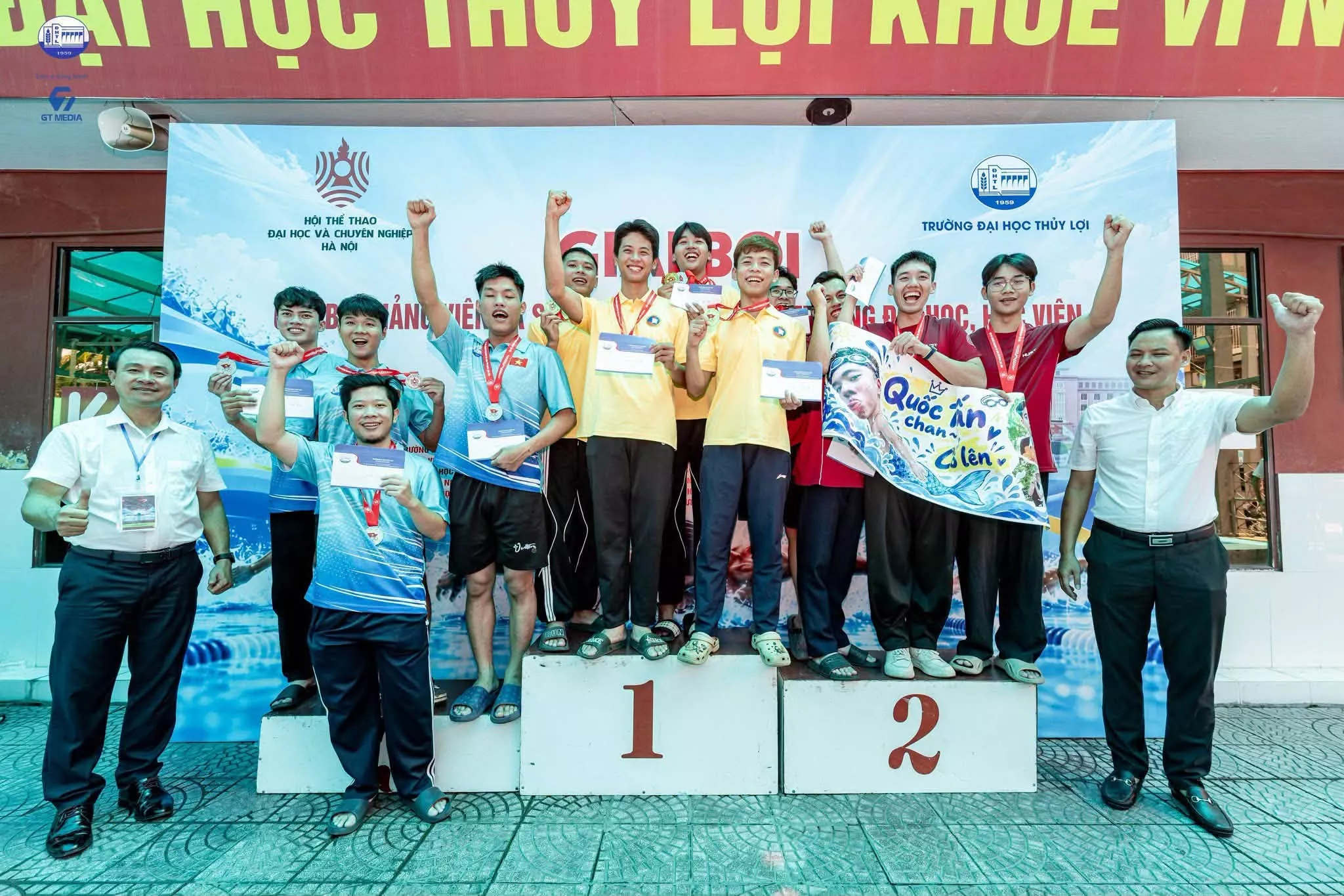 Trường Đại học Thủy lợi giành 25 huy chương tại Giải bơi Cán bộ, Giảng viên và Sinh viên các Đại học khu vực Hà Nội năm 2026