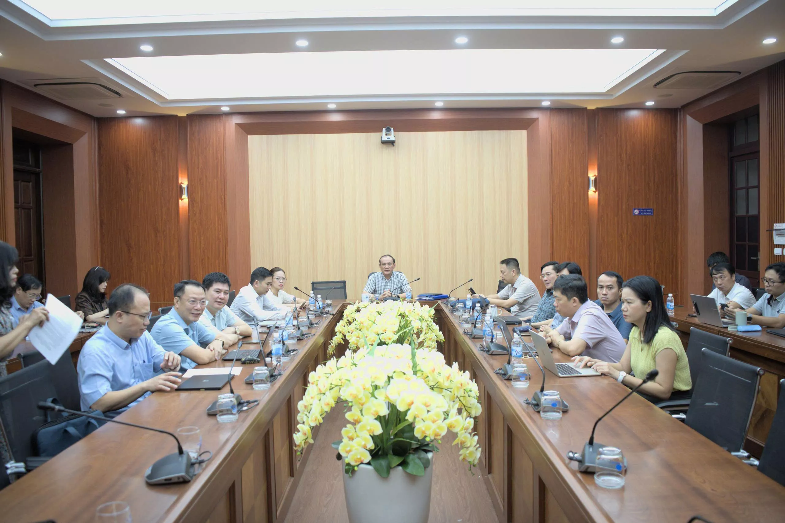 Trường Đại học Thủy lợi tham dự trực tuyến Hội nghị toàn quốc nghiên cứu, học tập, quán triệt, triển khai thực hiện Nghị quyết Hội nghị Trung ương 4 khóa XIV