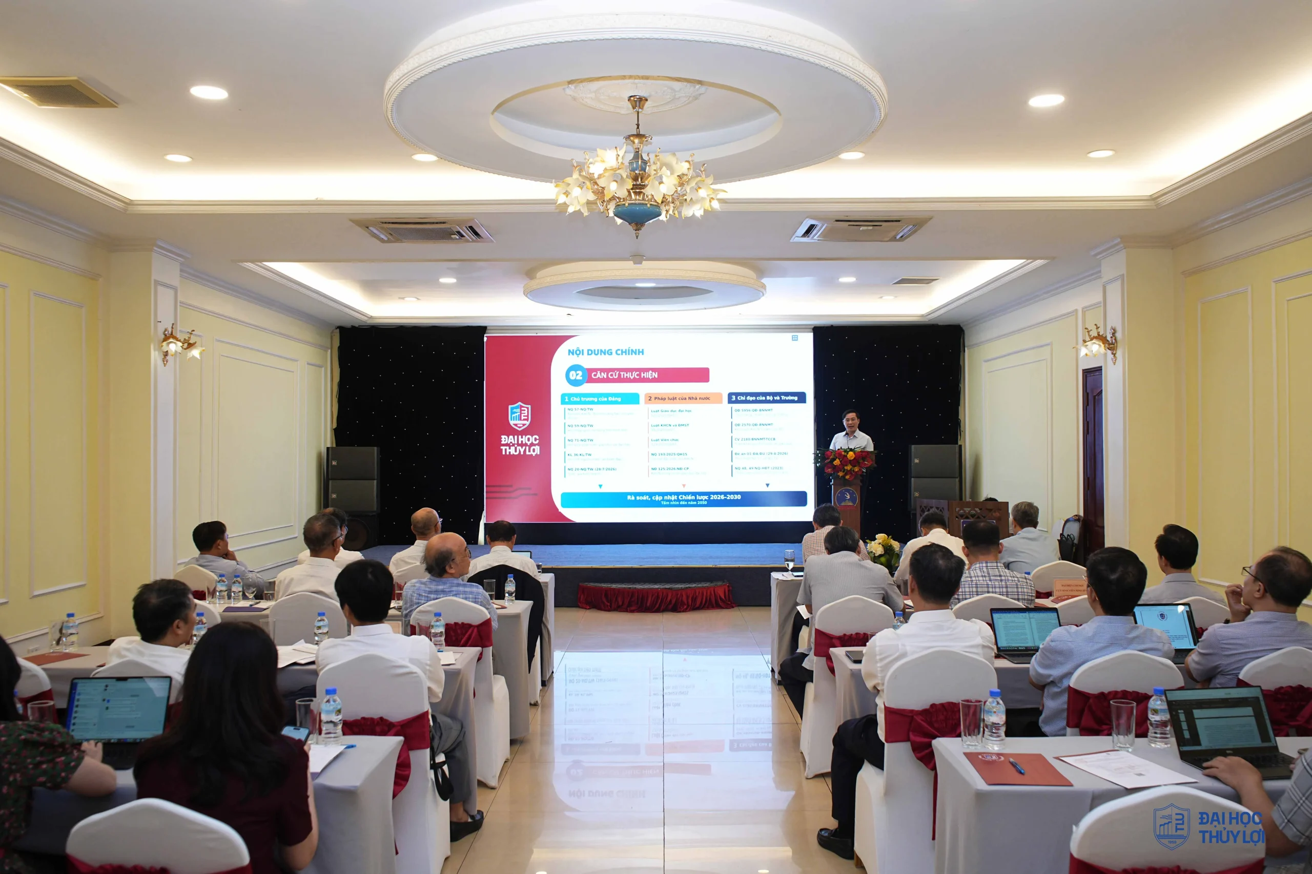 Trường Đại học Thuỷ lợi tổ chức Hội thảo chiến lược phát triển giai đoạn 2026–2030, tầm nhìn đến năm  2050