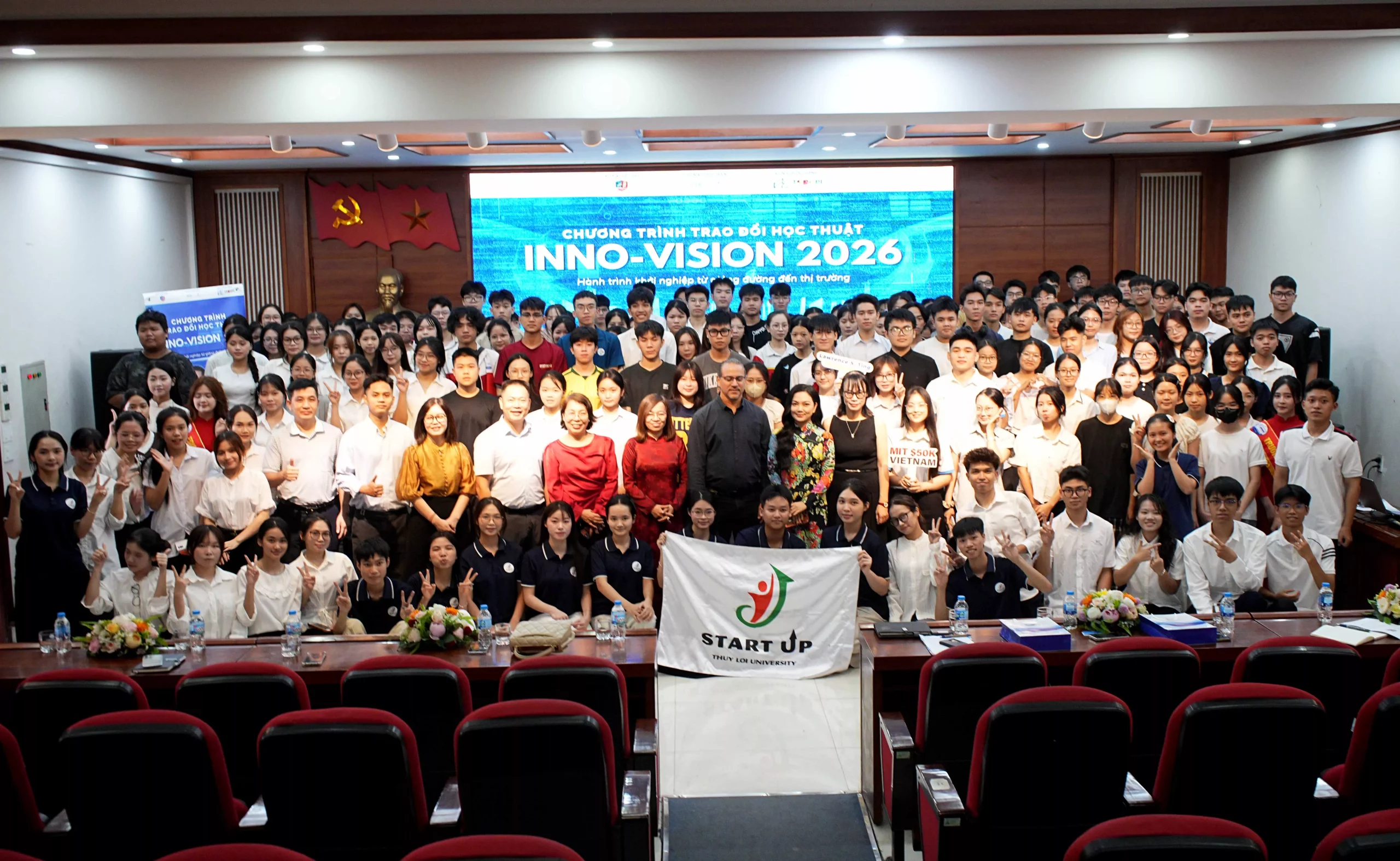Chương trình trao đổi học thuật “INNO-VISION: Hành trình khởi nghiệp từ Giảng đường đến Thị trường” tại Trường Đại học Thủy lợi